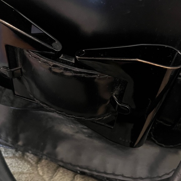 Elegant authentic used condition GUCCI Black Women's Handbag!! - Picture 13 of 15
